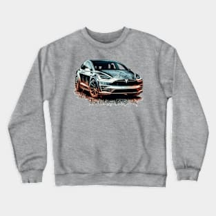 Tesla Model X Crewneck Sweatshirt